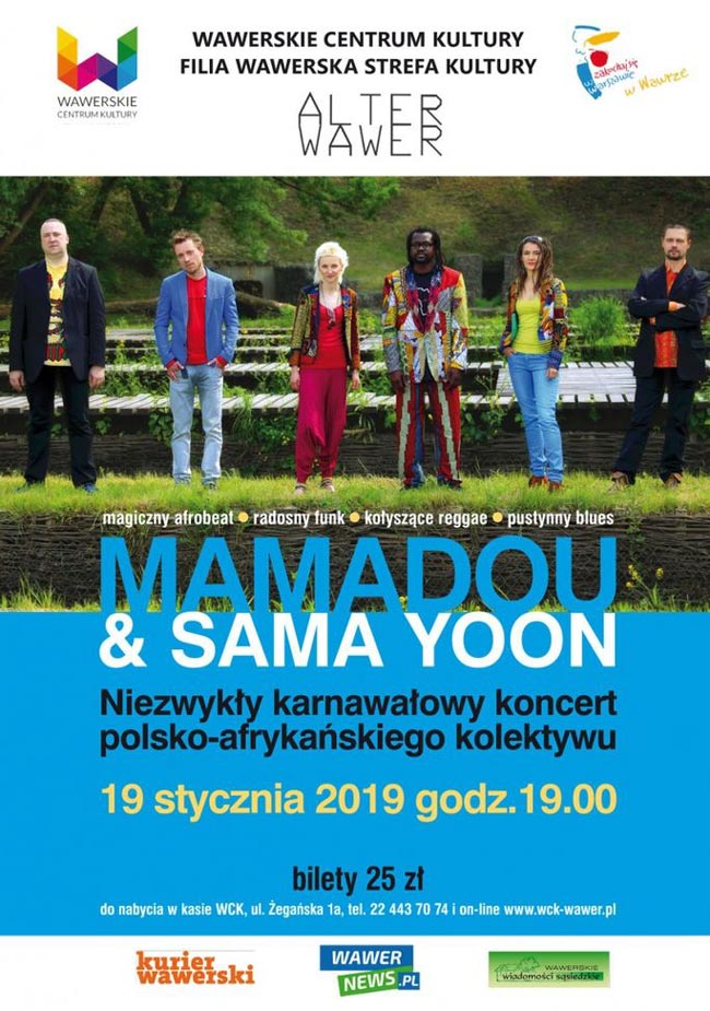 Mamadou i Sama Yoon (19 stycznia, Warszawa)