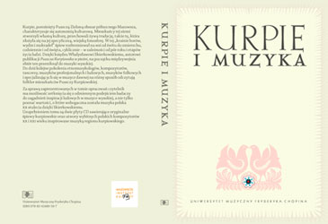 książka KURPIE I MUZYKA, wyd. Uniwersytet Muzyczny Fryderyka Chopina i Mazowiecki Instytut Kultury
