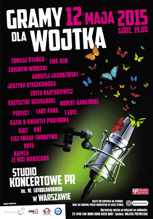 Koncert charytatywny dla Wojtka Przybylskiego (12 maja, Warszawa)